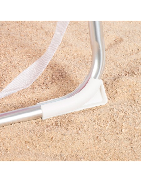 Cadeira de praia dobrável fúcsia 44x40x72 cm | Distria