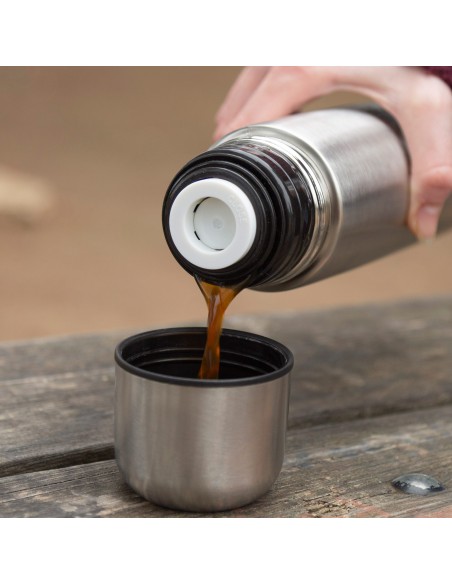 Garrafa térmica Aktive 500 ml em aço inoxidável com copo | Distria