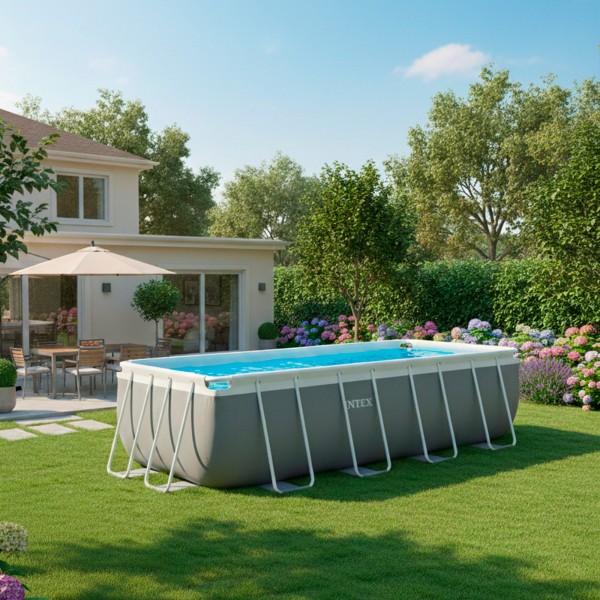 Piscina Prism Frame 400x200x122 cm com filtro de areia | Distria