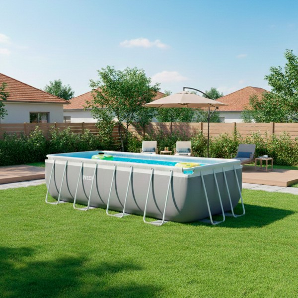 Piscina Prism Frame 400x200x122 cm com filtro de areia | Distria