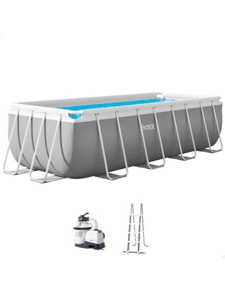 Piscina Prism Frame 400x200x122 cm com filtro de areia | Distria