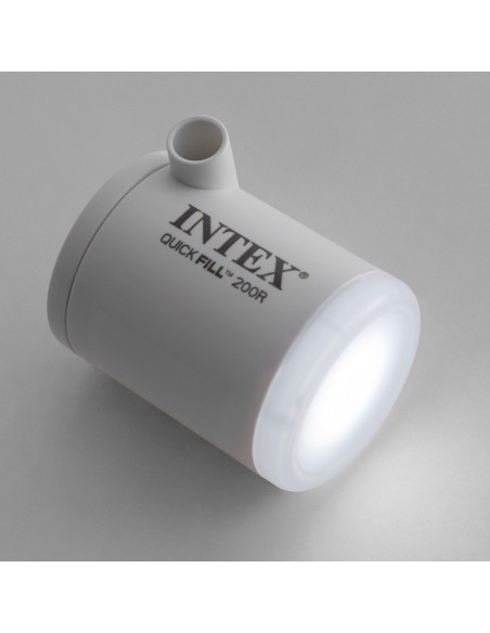 Bomba elétrica pequena de enchimento rápido INTEX com lanterna | Distria