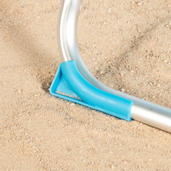 Cadeira de praia dobrável azul 5 posições Aktive | Distria