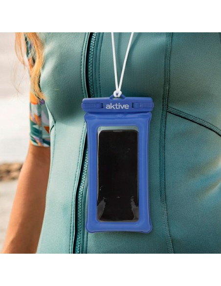 Mochila impermeável Aktive Sacola 20L+pochete+porta-celular | Distria