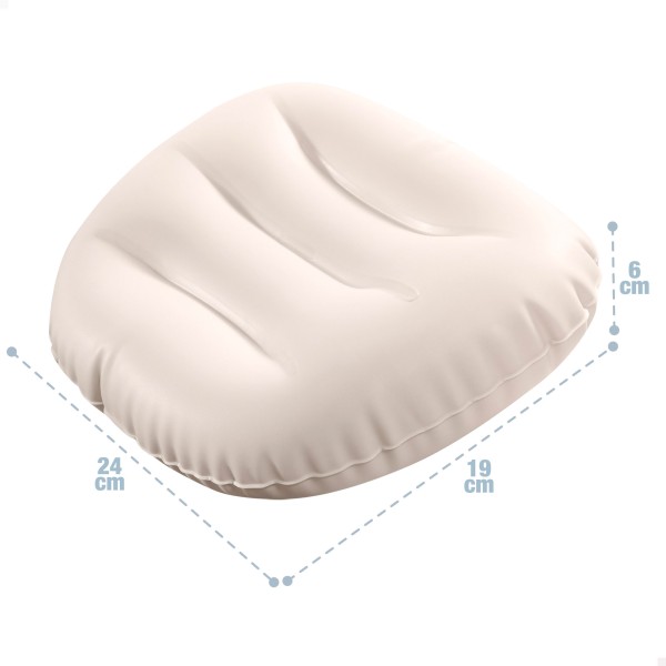 Travesseiro inflável individual Purespa, bege | Distria