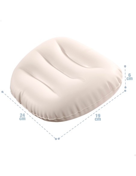 Travesseiro inflável individual Purespa, bege | Distria