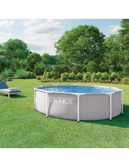 Piscina removível INTEX Moldura Prisma Ø305x76 cm | Distria