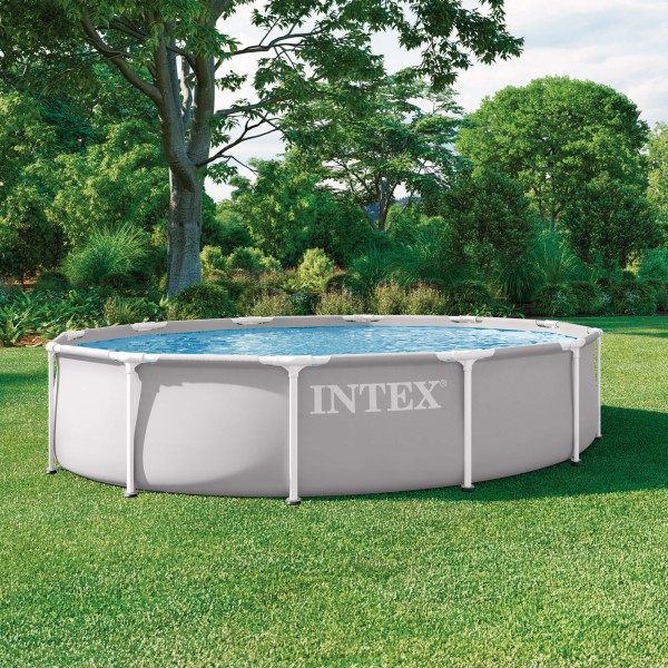 Piscina desmontável INTEX Moldura Prisma Ø366x76 cm | Distria
