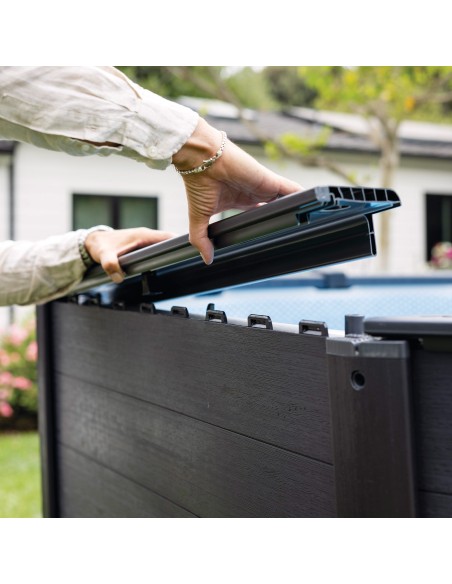 Piscina amovível INTEX Sistema de filtragem Ø478x124 cm | Distria