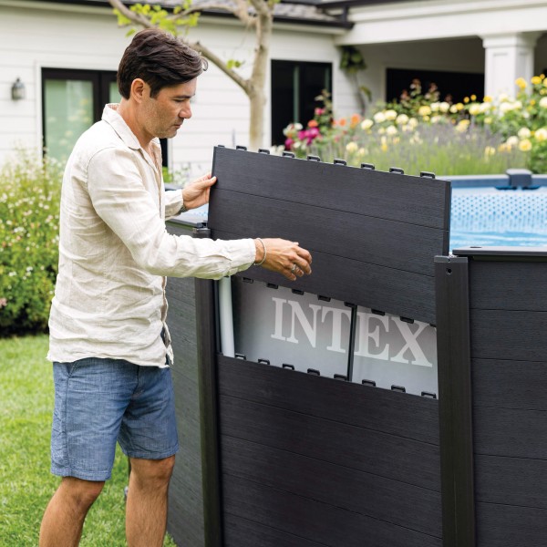 Piscina amovível INTEX Sistema de filtragem Ø478x124 cm | Distria
