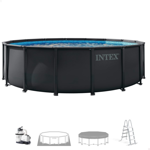 Piscina amovível INTEX Sistema de filtragem Ø488x122 cm | Distria