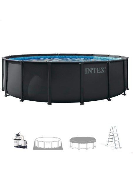 Piscina amovível INTEX Sistema de filtragem Ø488x122 cm | Distria