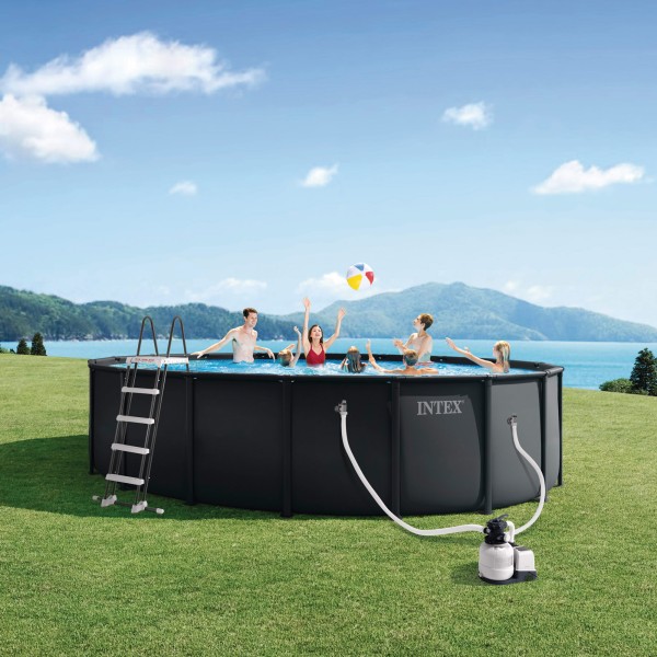 Piscina amovível INTEX Sistema de filtragem Ø488x122 cm | Distria
