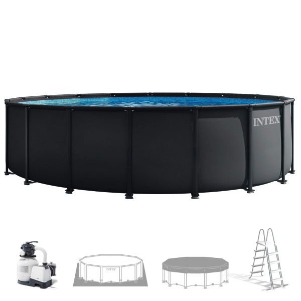 Piscina desmontável INTEX Sistema de filtragem Ø549x132 cm | Distria