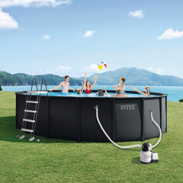 Piscina desmontável INTEX Sistema de filtragem Ø549x132 cm | Distria