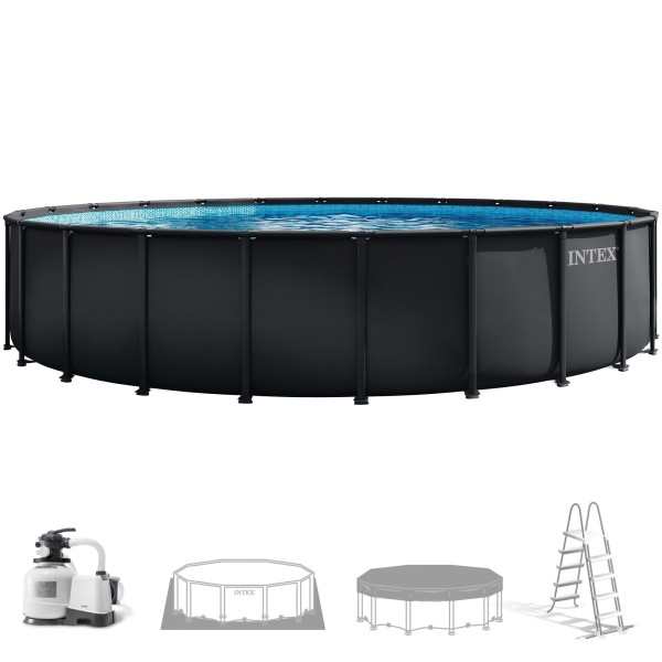 Piscina amovível INTEX Sistema de filtragem Ø732x132 cm | Distria