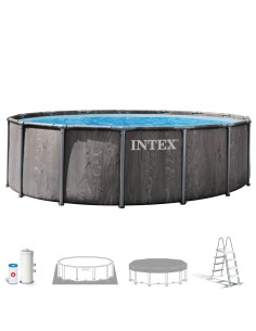 Piscina amovível INTEX Sistema de filtragem Ø457x122 cm | Distria