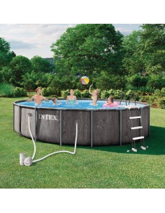 Piscina desmontável INTEX Sistema de filtragem Ø549x122 cm | Distria 2
