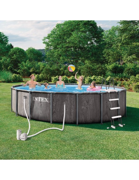 Piscina desmontável INTEX Sistema de filtragem Ø549x122 cm | Distria