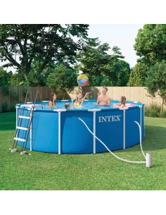 Piscina amovível INTEX Sistema de filtragem Ø457x122 cm | Distria 2