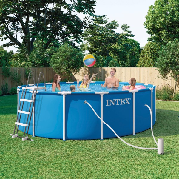 Piscina amovível INTEX Sistema de filtragem Ø457x122 cm | Distria