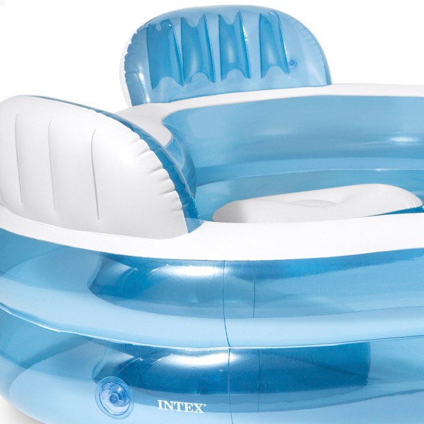 Piscina insuflável Intex com assentos e pousa-copos | Distria.com