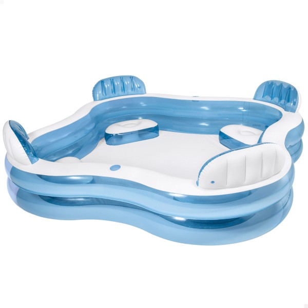 Piscina insuflável Intex com assentos e pousa-copos | Distria.com