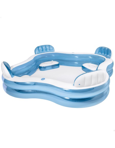 Piscina insuflável Intex com assentos e pousa-copos | Distria.com