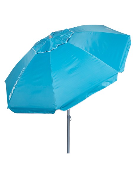 Guarda-sol grande Ø200 cm azul | Distria