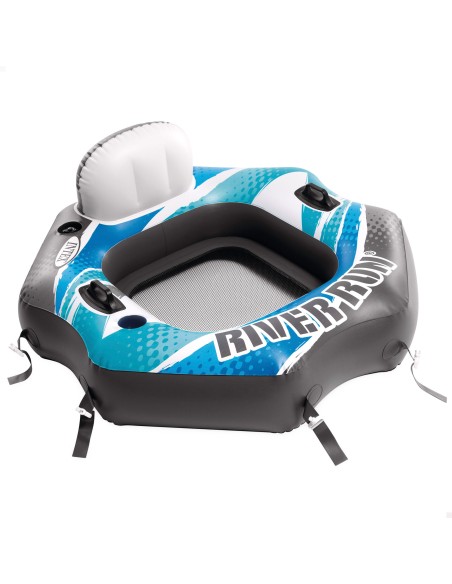 Cadeira de braços insuflável River Run INTEX 130x126 cm | Distria