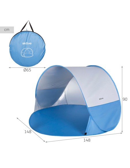 Para-brisas de praia azul UV50 Aktive | Distria