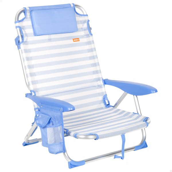 Cadeira de praia dobrável 51x45x76 cm Aktive | Distria