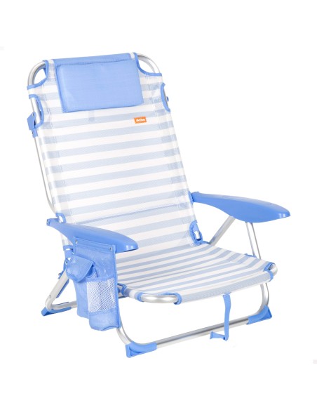 Cadeira de praia dobrável 51x45x76 cm Aktive | Distria