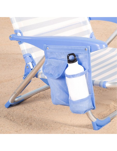 Cadeira de praia dobrável 51x45x76 cm Aktive | Distria