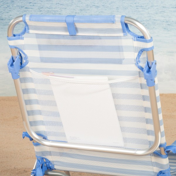 Cadeira de praia dobrável 51x45x76 cm Aktive | Distria