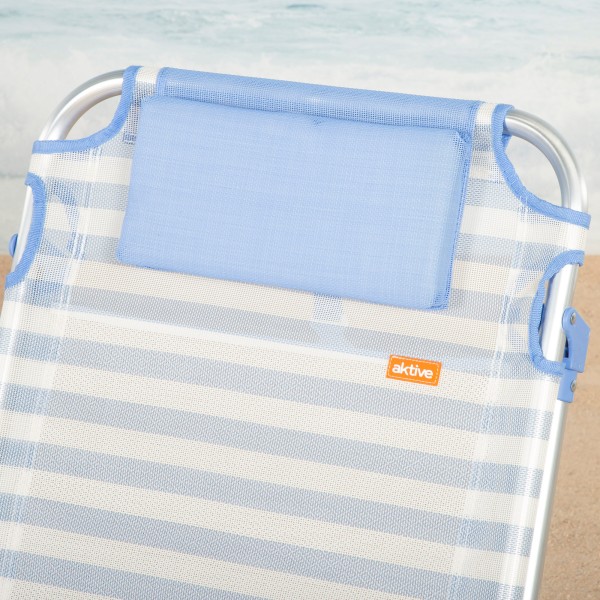 Cadeira de praia dobrável 51x45x76 cm Aktive | Distria