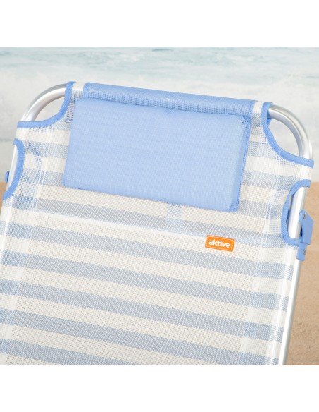 Cadeira de praia dobrável 51x45x76 cm Aktive | Distria