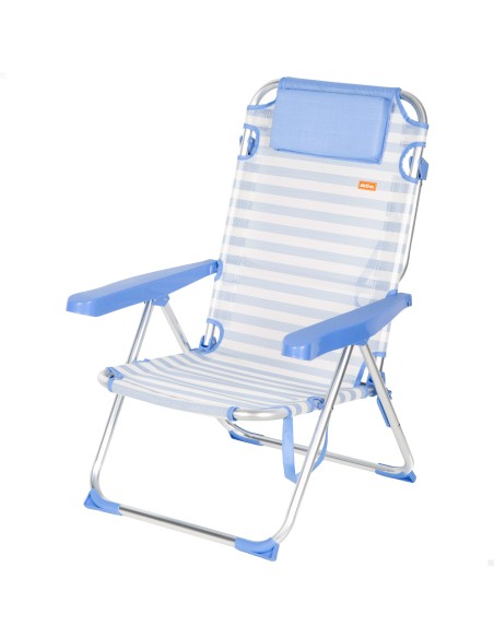Cadeira de praia dobrável 48x60x90 cm Aktive | Distria