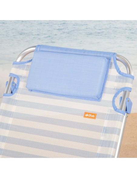 Cadeira de praia dobrável 48x60x90 cm Aktive | Distria
