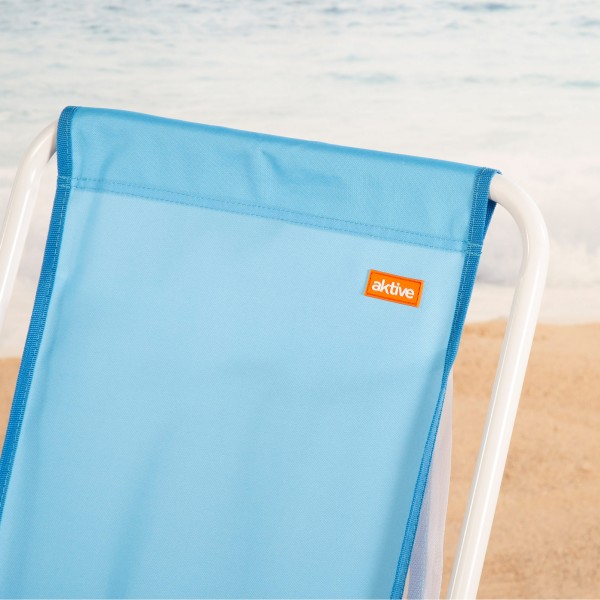 Mochila dobrável azul para praia 44x40x81 cm Aktive | Distria