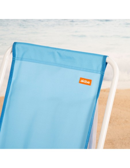 Mochila dobrável azul para praia 44x40x81 cm Aktive | Distria