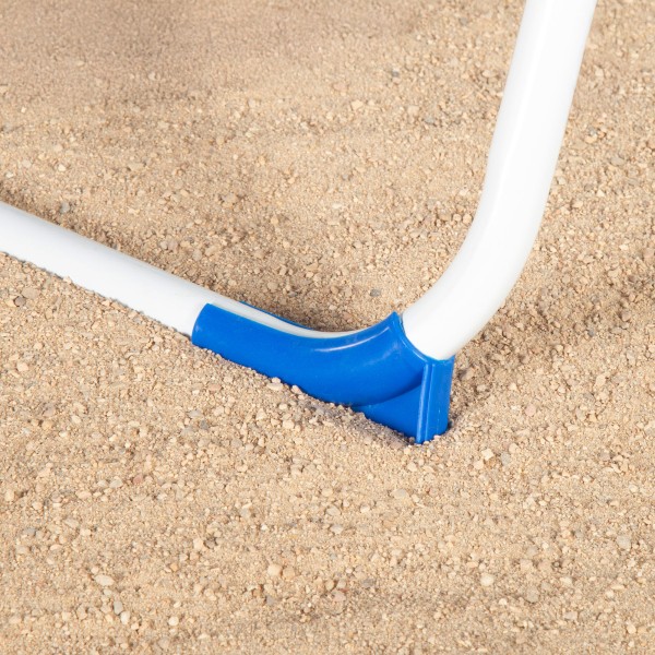 Cadeira de praia dobrável com listras 48x58x76 cm Aktive | Distria