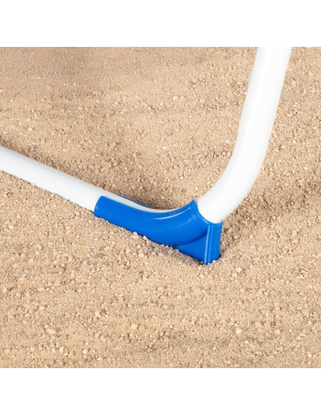Cadeira de praia dobrável com listras 48x58x76 cm Aktive | Distria