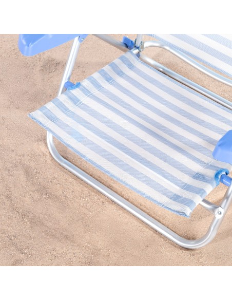 Cadeira de praia dobrável com múltiplas posições Aktive | Distria