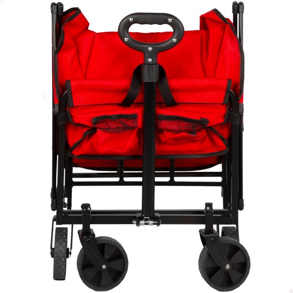Carrinho de praia vermelho Aktive 4 rodas | Distria