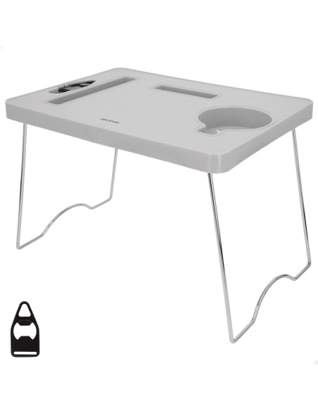 Mesa de praia dobrável 35x25x25 cm com porta-copos | Distria