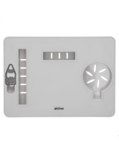 Mesa de praia dobrável 35x25x25 cm com porta-copos | Distria 2