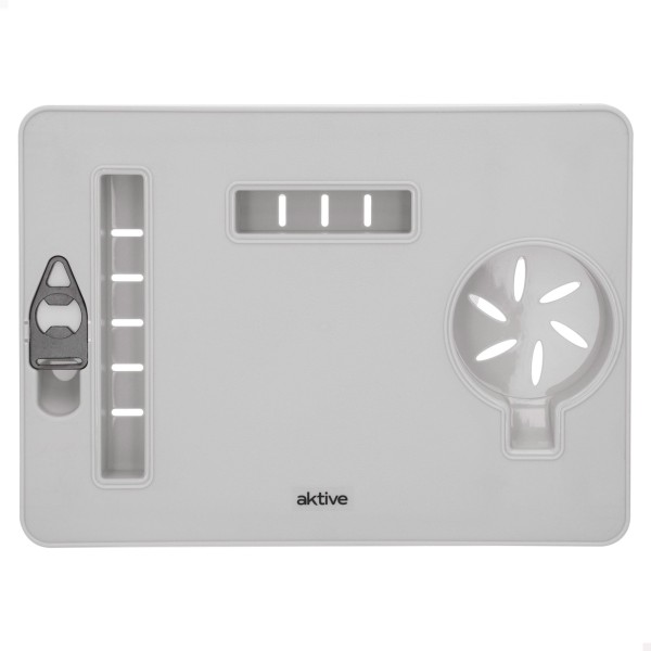 Mesa de praia dobrável 35x25x25 cm com porta-copos | Distria