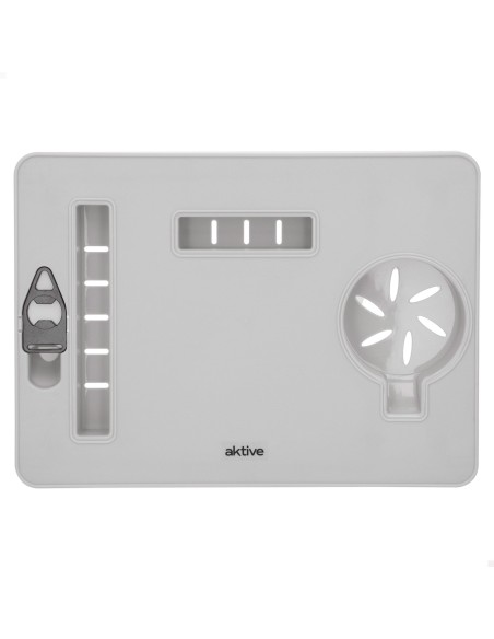 Mesa de praia dobrável 35x25x25 cm com porta-copos | Distria