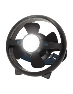 Lâmpada de camping LED recarregável 3 em 1 com ventilador | Distria